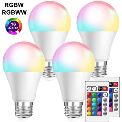 E27 3W 16 Color LED RGB Magic Spot Light Bulb Lamp Wireless Pack 3 colours LED bulbs + wifi driver led illumination