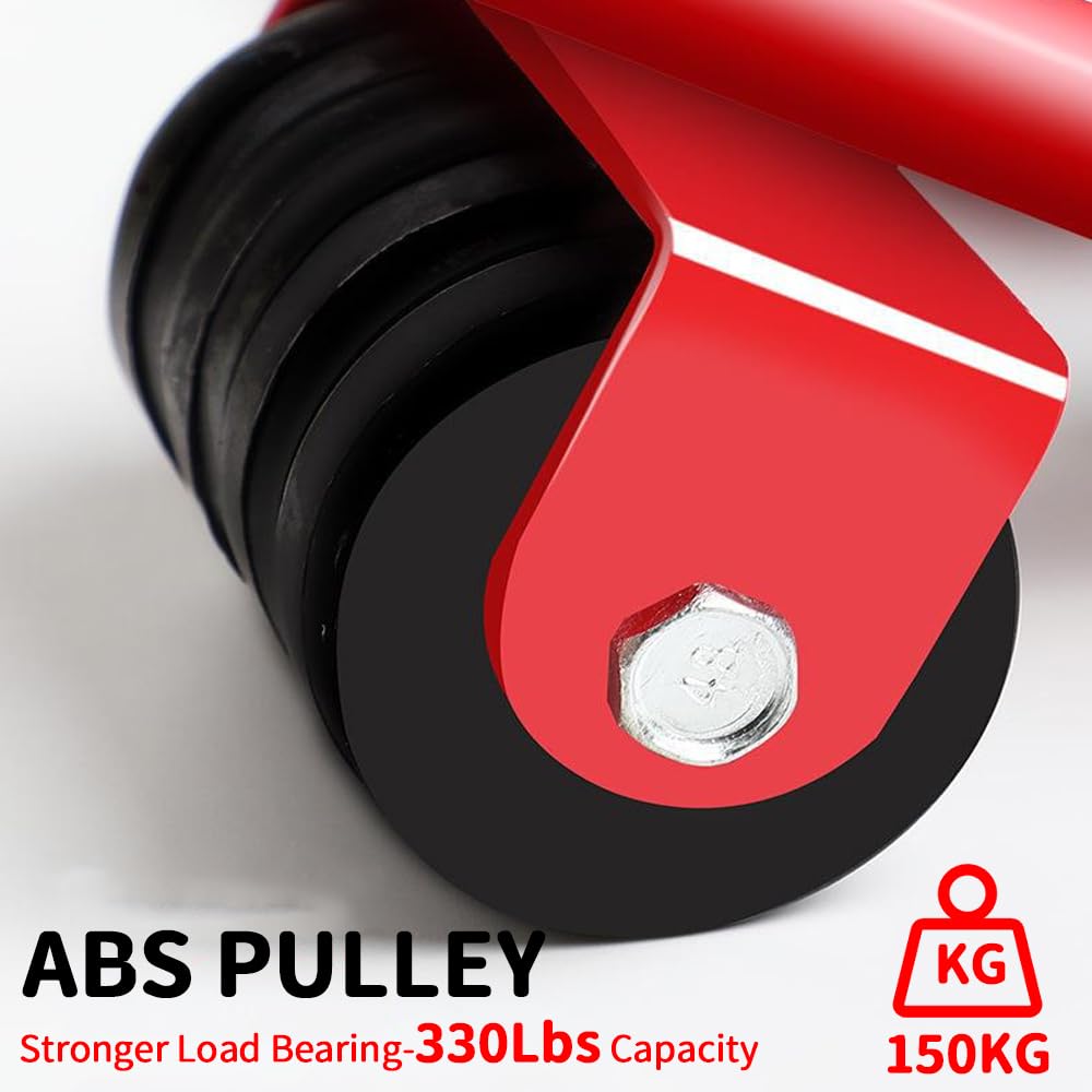 Furniture Mover with Wheels & Furniture Lifter Set, 360° Rotation Wheels Furniture Dolly, 220 Lbs Capacity