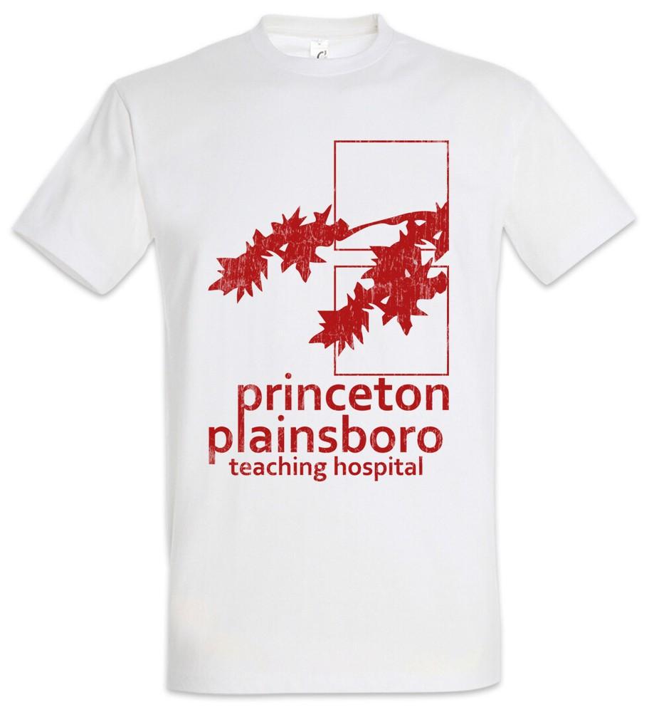 Tričko Princeton Plainsboro Dr. Doktor Logo Symbol Domovní Znamení Nemocnice Cameron