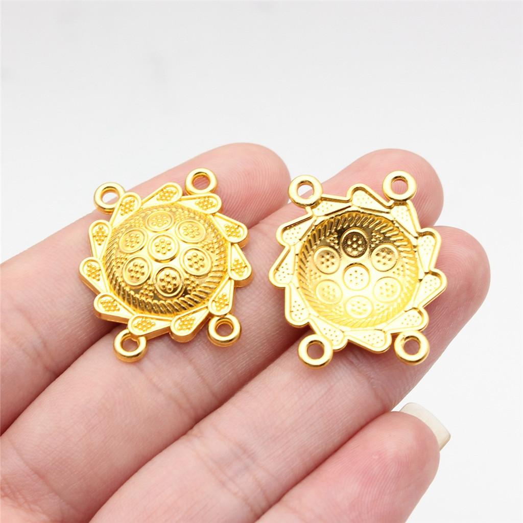 Accessories Parts Four-Hole Necklace Connector Wedding Jewelry Findings TA023
