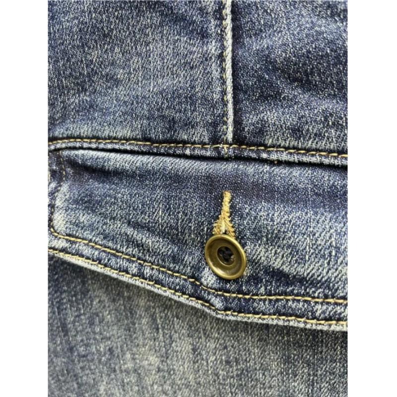 Men's Spring and Autumn Design Clothes Streetwear Denim Jeans Pants Casual Slim Fit Stretch Punk Pants