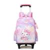 Zaino trolley a 2 ruote per bambini Hello Kitty