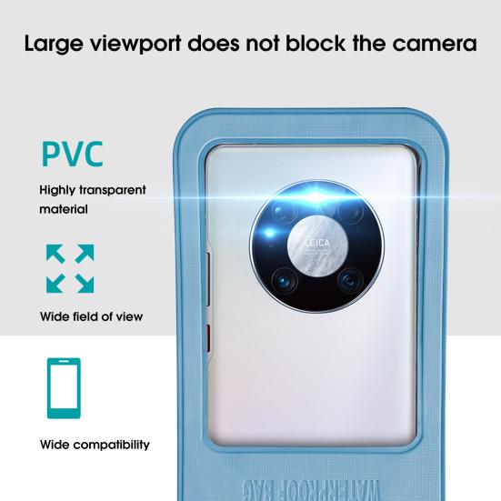 Underwater Dry case Waterproof Large Capacity Transparent 30m Smart Phone Universal Waterproof Bag