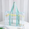 Cosmetic Bag Pvc Transparent Handbag Large Capacity Beach Tote Bag  Outdoor