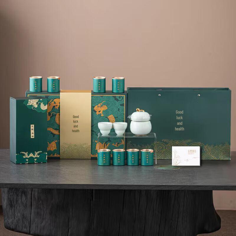 Dragon Blessing Ceramic Tea Set