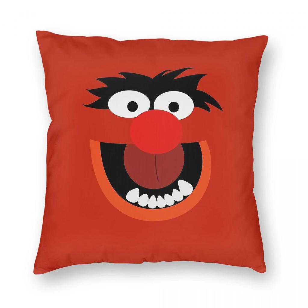 Animal Crazy Drummer Square Pillowcase Polyester Linen Velvet Pattern Zip Decorative Throw Pillow Case Sofa Cushion Cover
