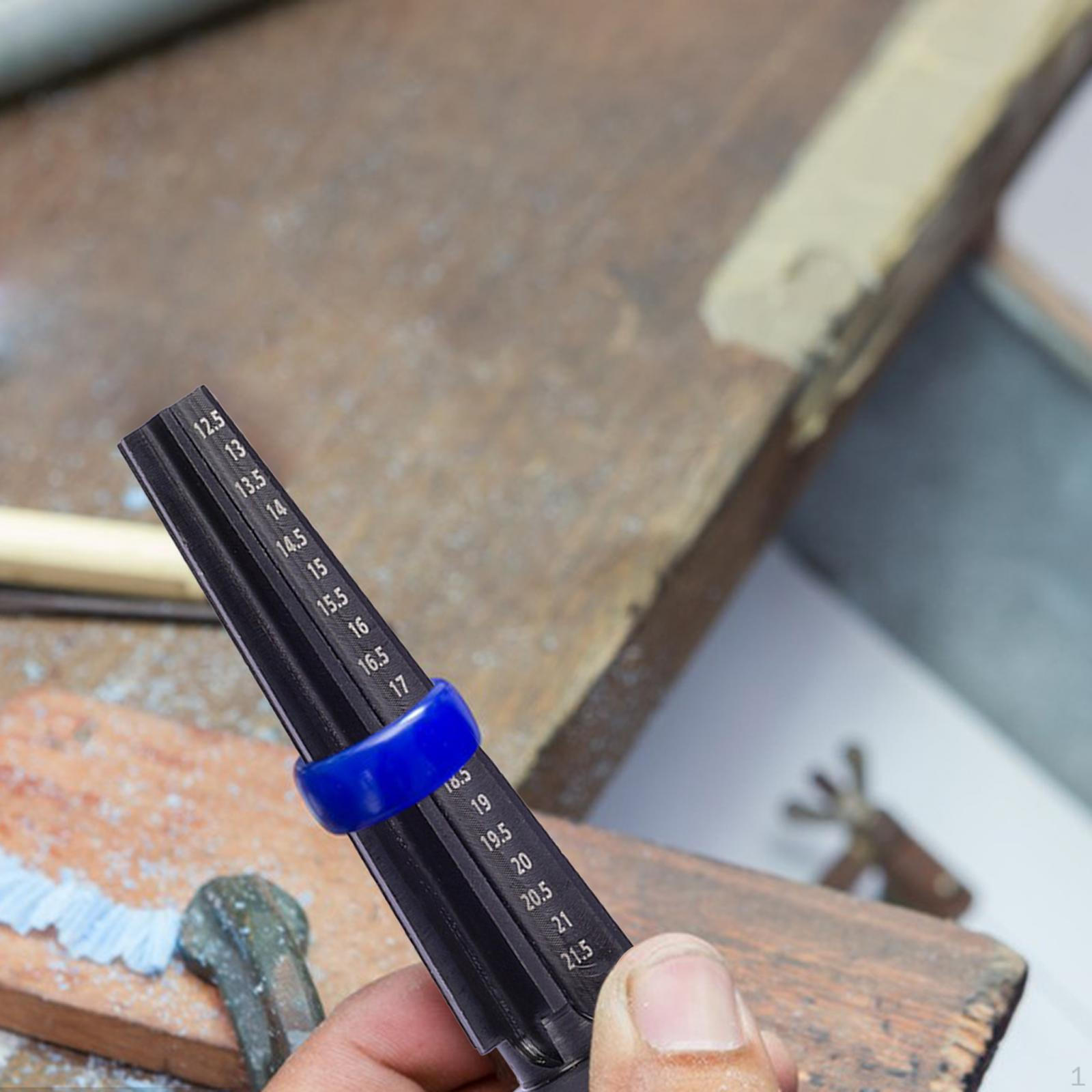 Wax Ring Sizer, Finger Ruler Jewelry Size Tool Suitable for Makers and Repairing Workers
