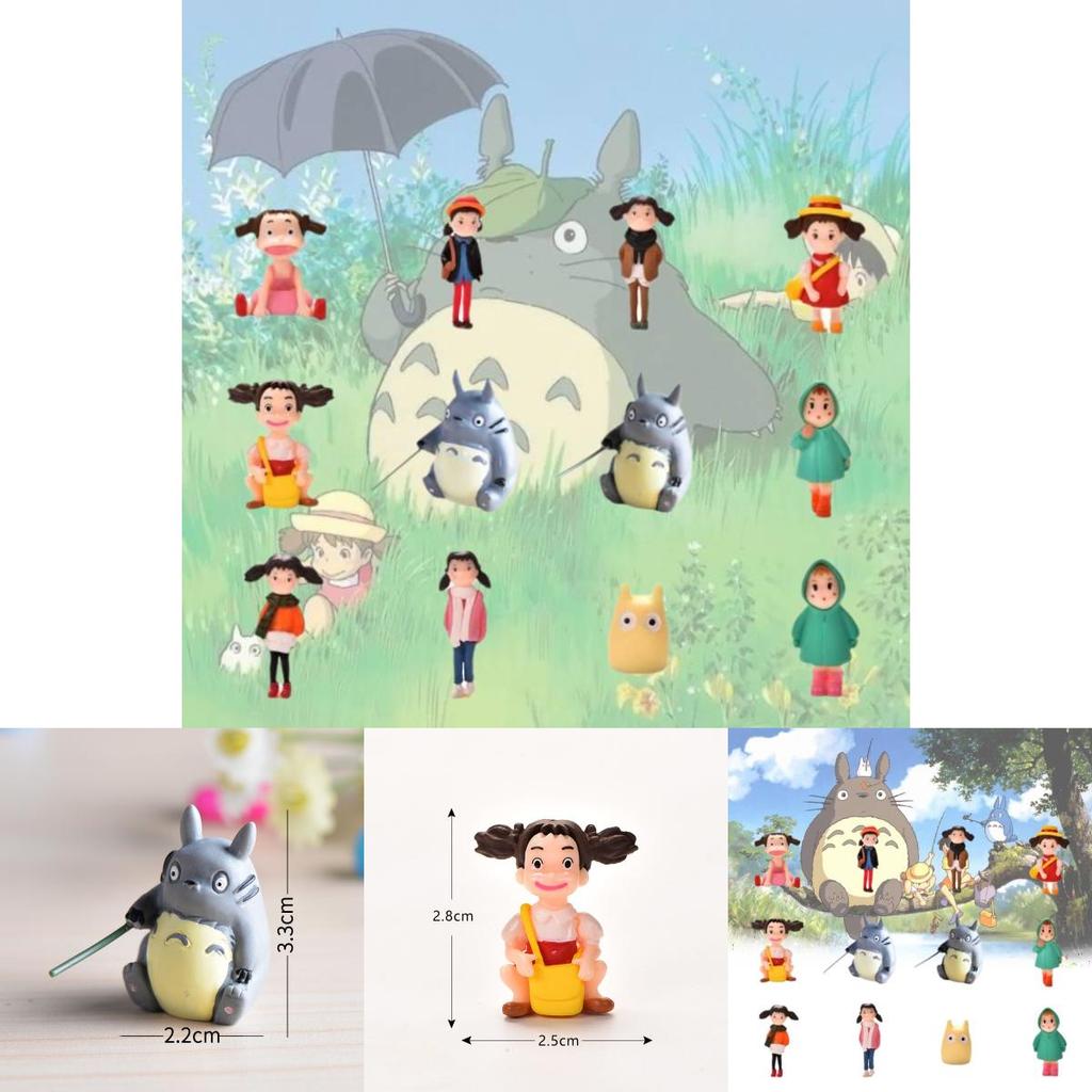 Cute Q Version Small Mei And Cat Series Micro Landscape Gardening Diy Decorative Accessories