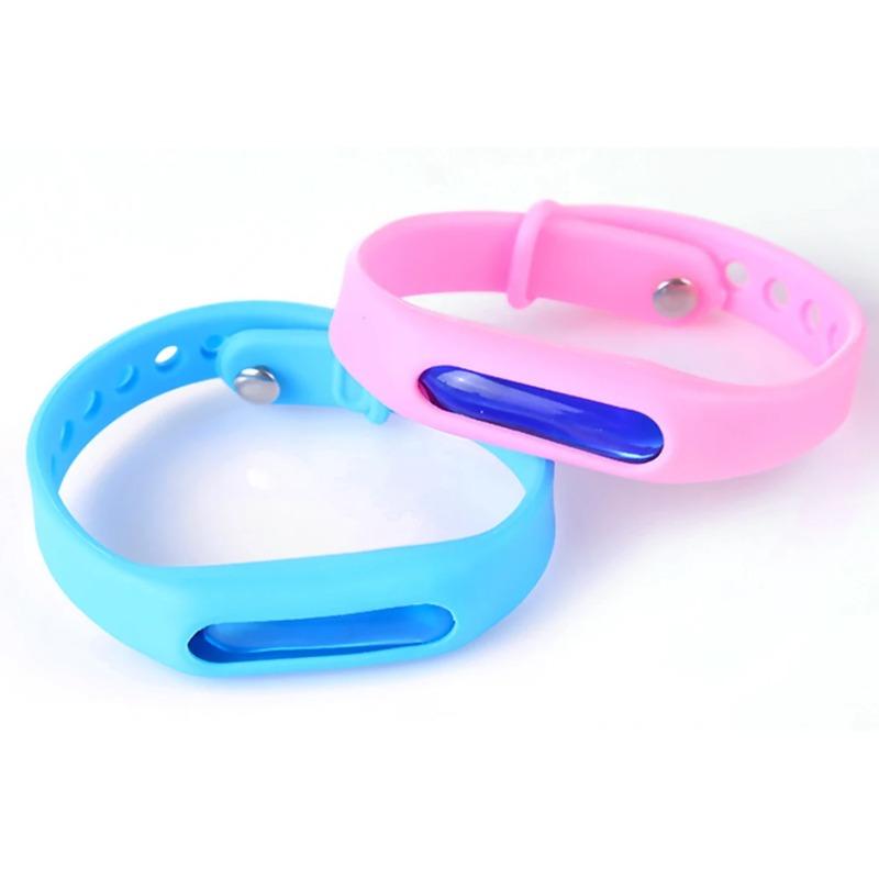 Mosquitoes Repeller Bracelet Silicone Essential Oil Mosquitoes Repeller Adjustable Fly Repeller Bracelet for Children Adults