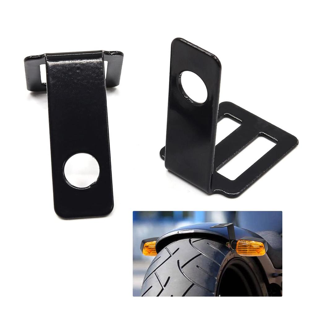 Aoling Turn Signal Stay, M11 L-Shaped Motorcycle Turn Signal Bracket, 7 Screw Fixing Holes,