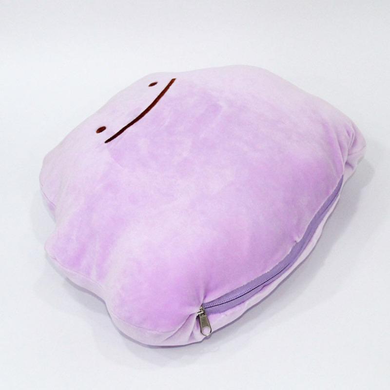 20Cm Pokemon Anime Dolls Reversible Pillow Cushion Ditto Transform Bulbasaur Plush Toys Pillow Doll Cartoon Decoration Kids Gift