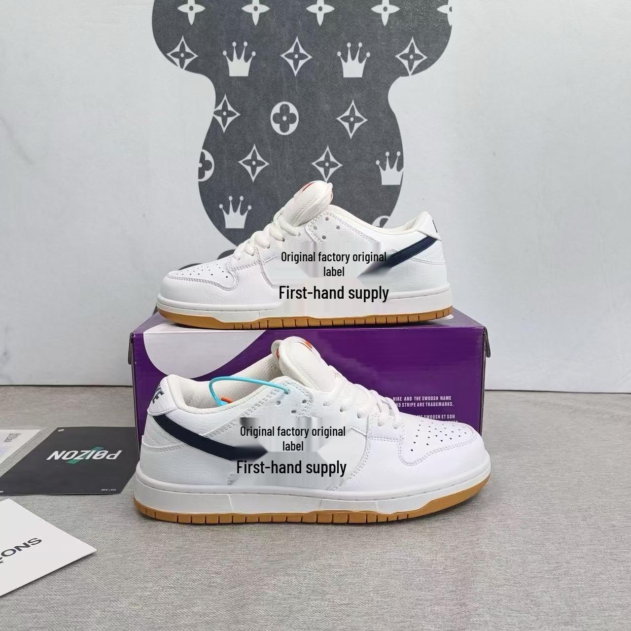 

Мужские кроссовки AJ Dunk Black & White Panda Collaboration, Оригинальные кеды SB для скейтбординга, Кроссовки цвета зеленого яблока, Женские кроссовки для бега AJ1 с низким верхом 44