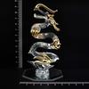 Handmade Glass Feng Shui Lucky Crystal Rising Dragon (Small)