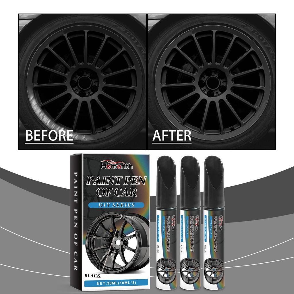 Homonth Svart Bilhjul Ripefiks Penn Maling Ripefjerning Maling Fikse Penn
