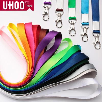 1,5 cm Polyester-Wärmeübertragungs-Lanyard mit Metall-Karabinerhaken für Ausweise und Abzeichen