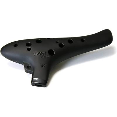 Night Ocarina Night by Noble Night Ocarina Plastic SC Black Rubber Finish 25x150x75mm