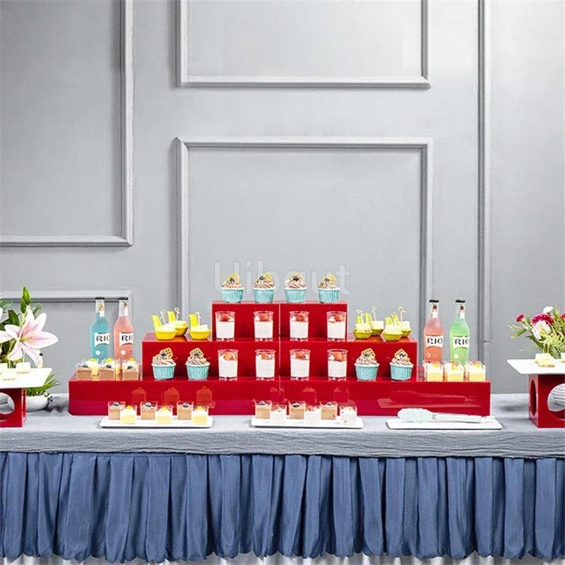 Display rack Buffet multi-layer afternoon refreshment rack Acrylic Cold Meal Tea Break Table Advanced dessert table decoration