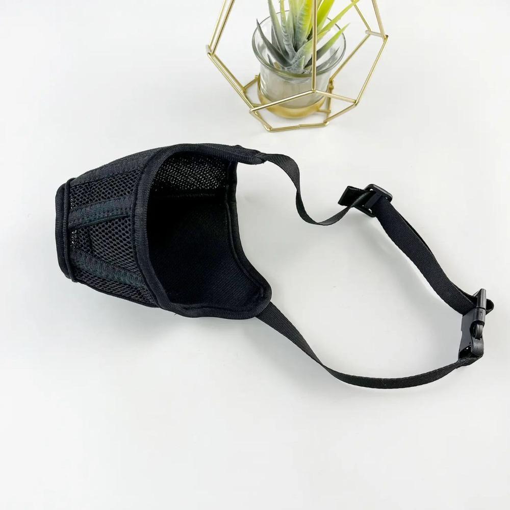 

Anti-Eating Dog Muzzle Mask Breathable Anti-Biting Mask Accidental Ingestion Prevention M чёрный