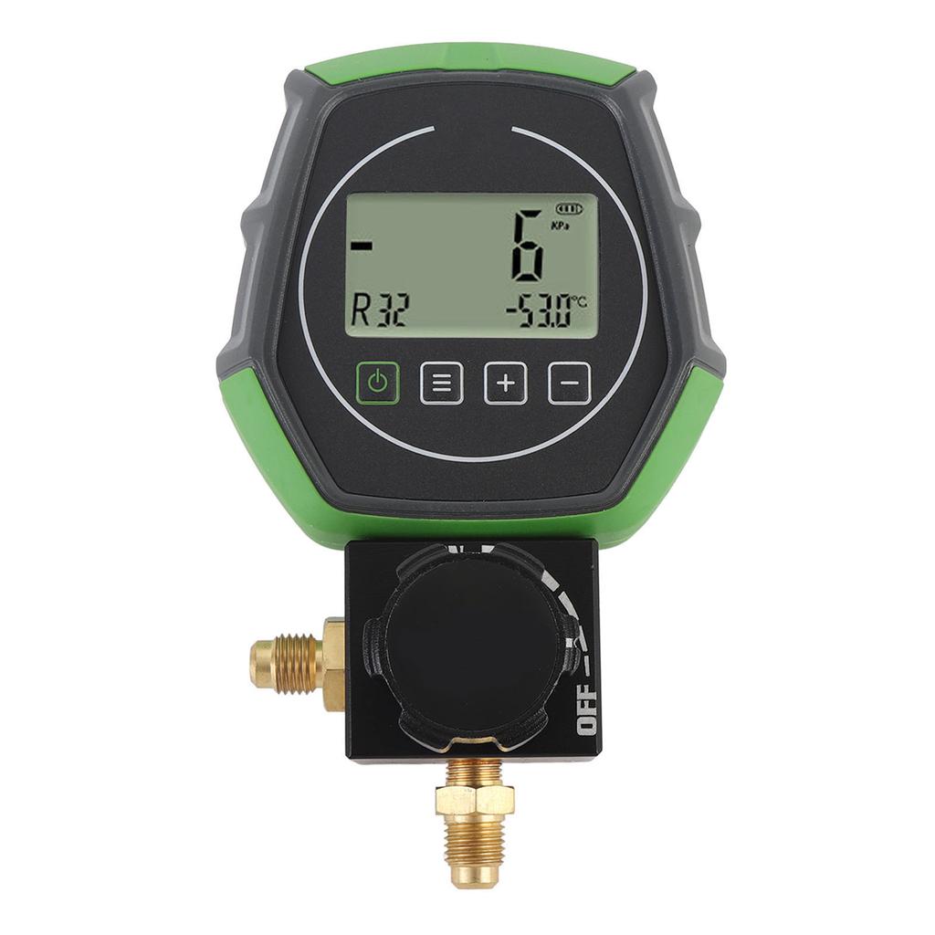 Digital HVAC Gauge 0 6000KPa Ball Valve Design High Accuracy HVAC Vacuum Gauge Tester for Maintenance and Installation