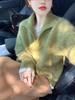2025 Autumn/Winter Women's Wool Polo Collar Sweater, Korean Lapel Style, Versatile Solid Color Knitwear