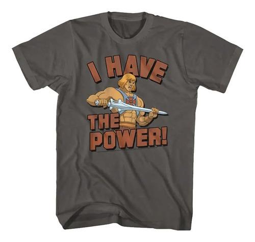 Unisex shirt Cotton Oversize Large Size New Camiseta Masculina He-man I Have The Power