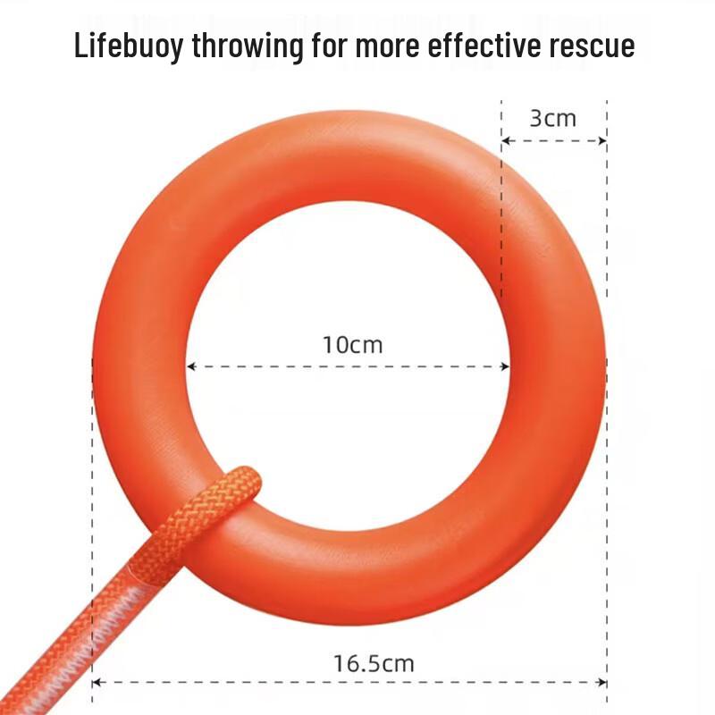 Water Rescue Rope with Floating Ring