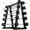 Zhong Quan Shen Fixed Rubber Coated Barbell Set
