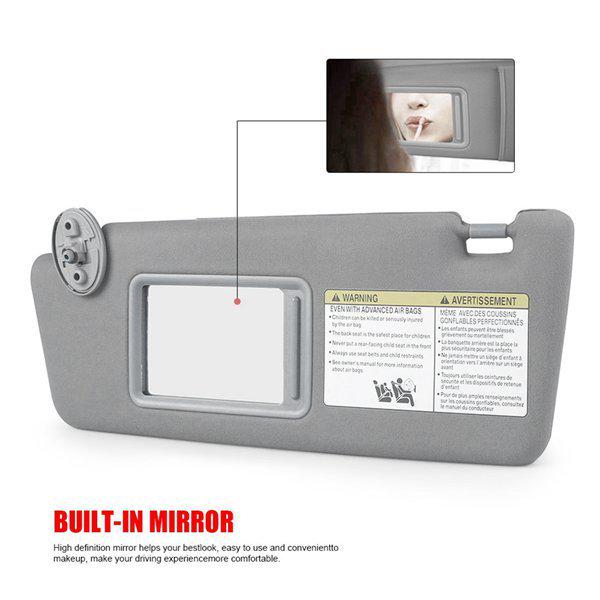 Compatible Left Sun Visor for 2005-2014 Toyota Tacoma (74320-04181-B1)