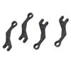 4PCS RC Helicopter Connecting Rod Set Plastic Replacement Parts Linkage Rods for Wltoys K124 K170