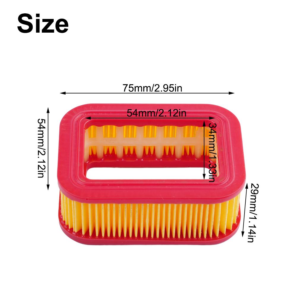 Air Filter Set For 5200 5800 52/58CC Chainsaw Paper 1*filter  2*Filter Parts Electric Saw Paper Air Filter Set