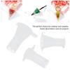 3pcs Transparent Cone Silicone Mould Hexagonal Cone Pyramid Shape DIY Jewelry Mould Easy to Separate Clean Resin Mould
