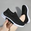 New Summer Cloth Shoes Flat-soled Hollow Mesh Shoes Sports and Leisure Shoes Comfortable Flat Shoes