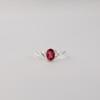 Pink Rubellite Gemstone 925 Sterling Silver Elegant Prong Set Ring For Women CZR-16-15