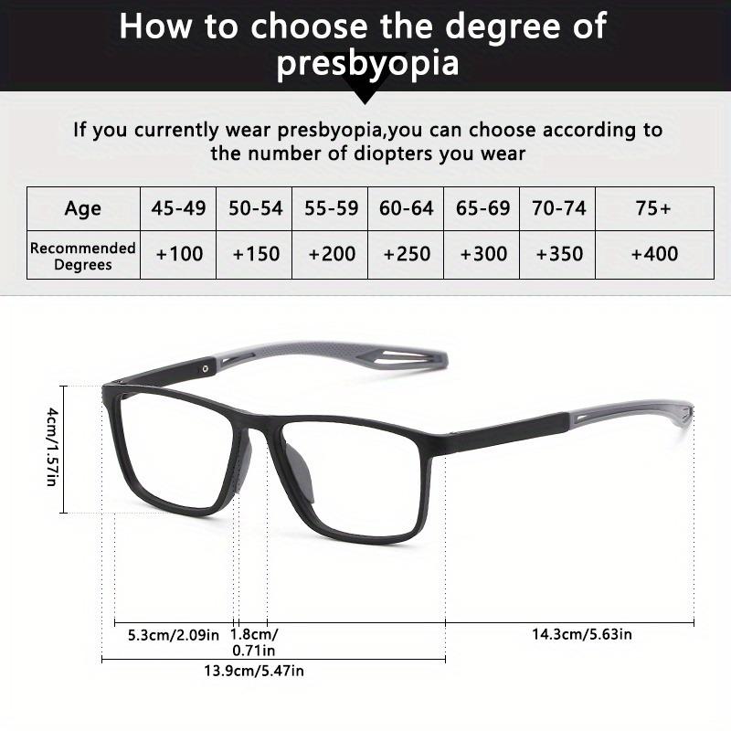 1/8-Bezahlung Wertpackung Lesebrillen Mode Zweifarbig Vergrößerungsgläser für Männer Frauen