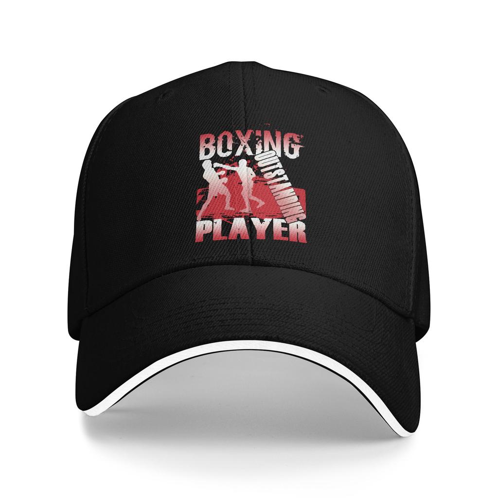 Anpassad Punk Unisex Boxning Ge Aldrig Upp Basebollkeps Vuxen Boxer Citat Justerbar Pappahatt WoUnisex Unisex Solskydd Snapback Kepsar