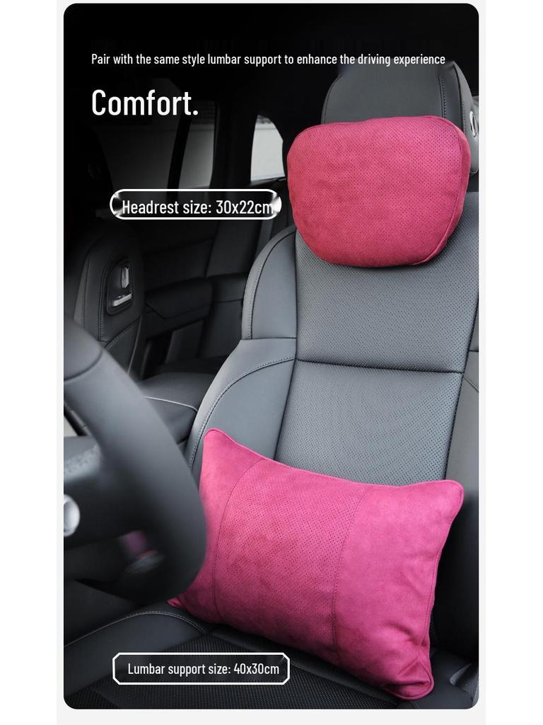 Maybach S-Class Headrest & Backrest, Mercedes-Benz TSL Neck Pillow & Lumbar Support for Business