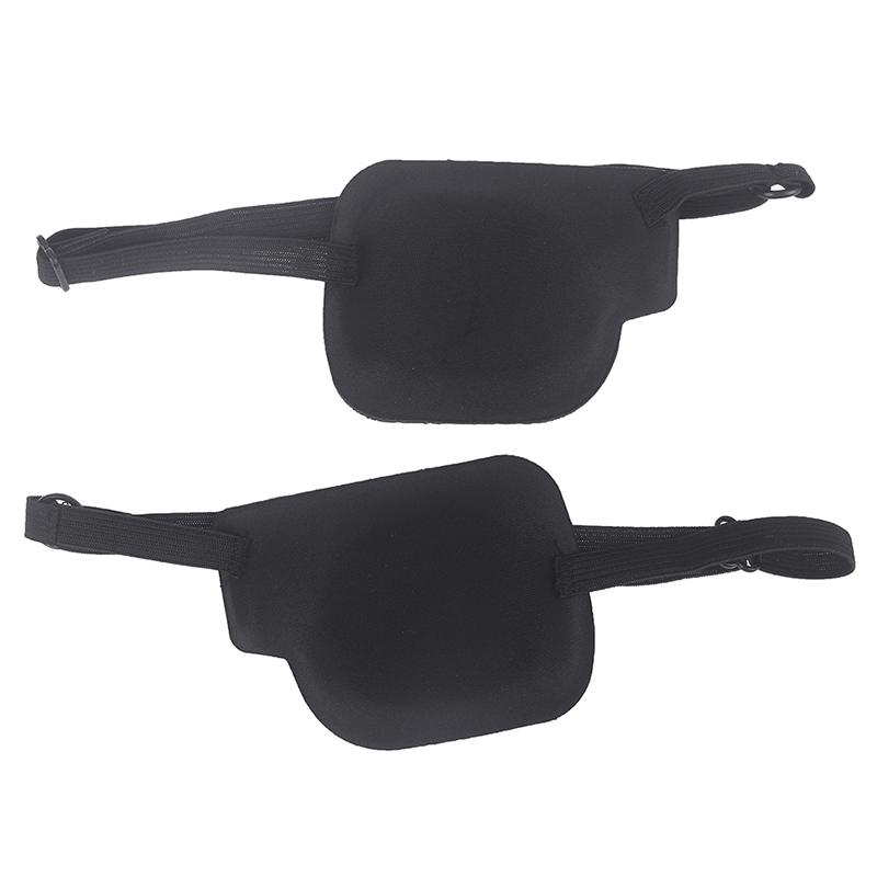 Eye Patch Unisex Black Single Eyepatch Washable Adjustable Blindfold