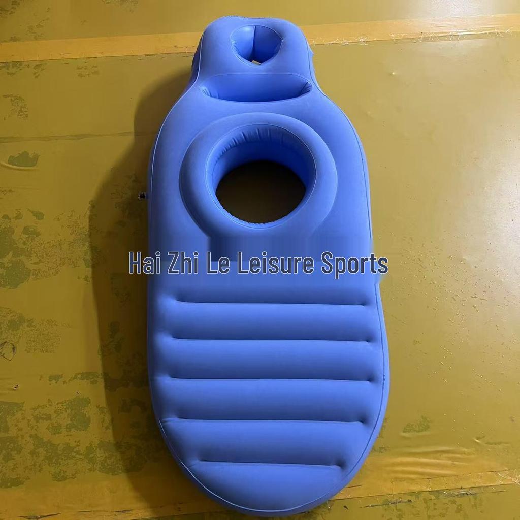 Inflatable Pregnancy Sleep Pad - Flocking Surface Prone Pillow