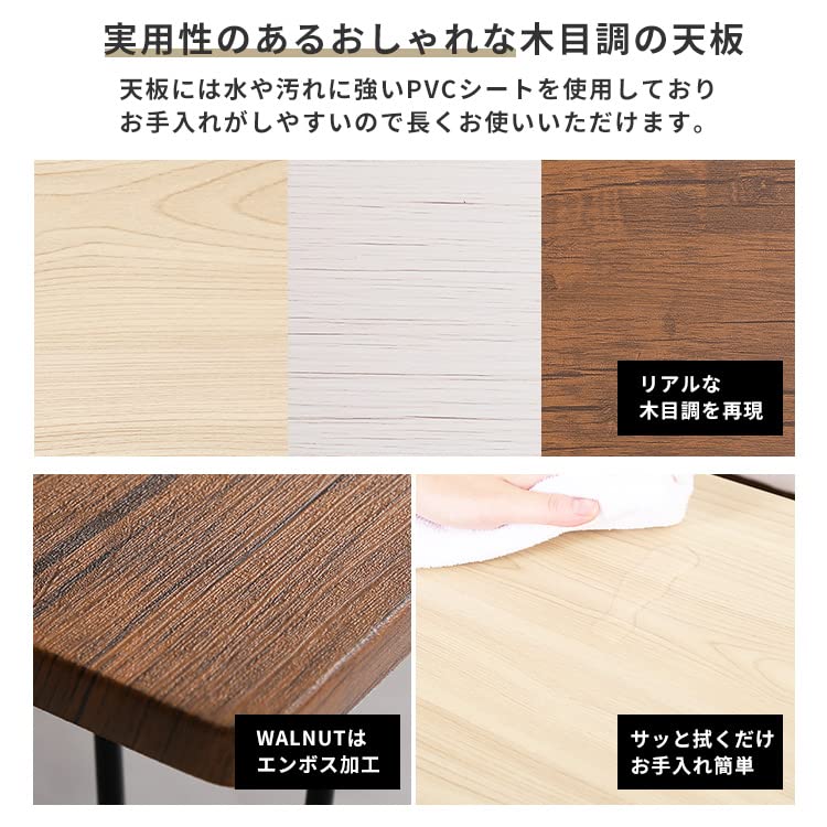 Grand Taste Folding Coffee 60cm Fully Table, Wide, Assembled, Walnut, KCT-60-WAL