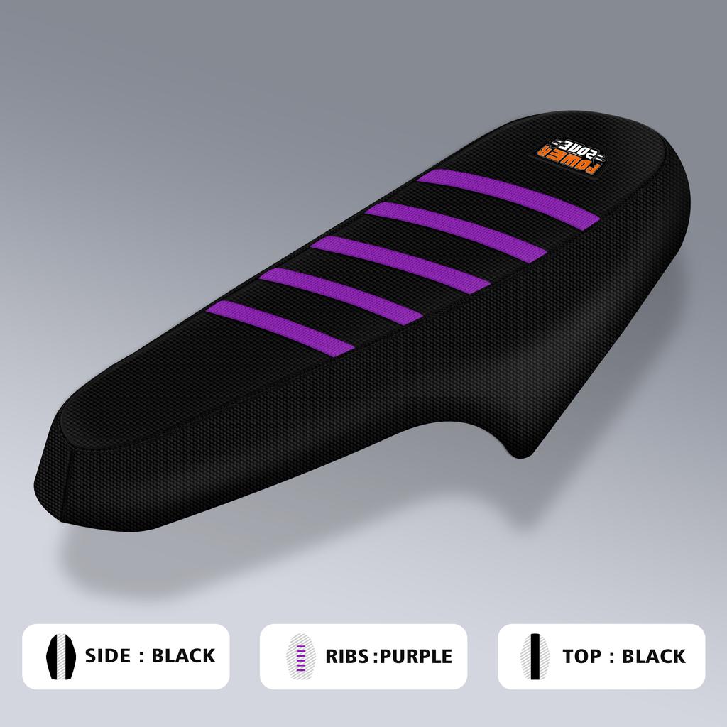 Powerzone Motorcycle Seat Cover For Ridstar Q20 Electric E Bike Soft Rubber Waterproof Non-slip Ribbed Motorcycle Accessories