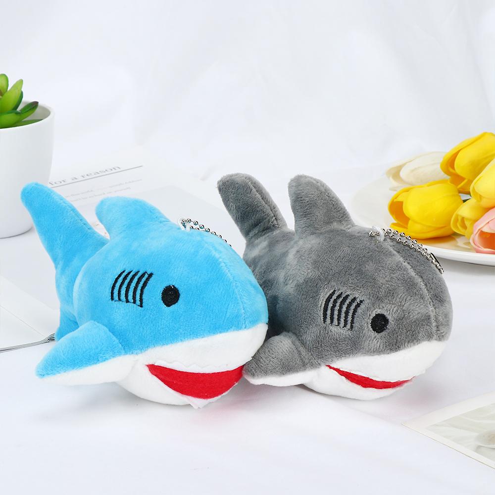 Marine Dyr Barn Gave Tegneserie Plysj Shark Doll Nøkkelring Utstoppet Hold Pute Ocean Fish Toy