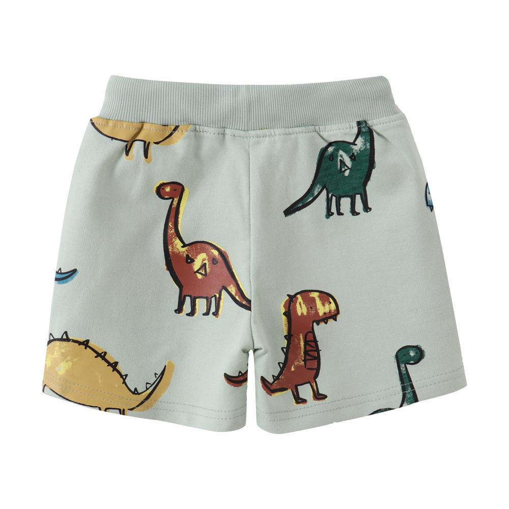 European American Kids' Summer Cotton Striped Shorts – Boys & Girls Casual Pants, Size Small/Medium.