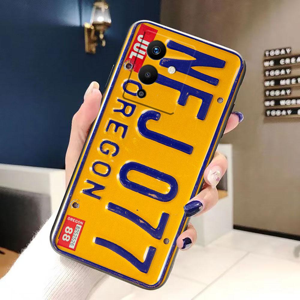 Lucky License Plate Number Phone Case For Infinix TECNO POP SPARK SMART 6 7 8 9 CAMON 40 30 30S 15 16 17 20 20C Pro Case Cover