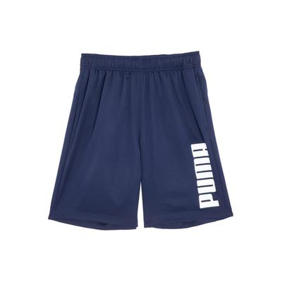 Elastic Waist Mid Rise Printed Logo Casual Shorts Men Shorts Blue 848712-06