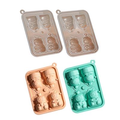 3D Capybara Form Eisform Kunststoff Eiswürfelform für Kreative Getränke und Partys Eis am Stiel Herstellungs Werkzeug