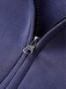 Men's Hooded Solid Color American Style Jacket - Trendy Autumn/Spring Sportswear
