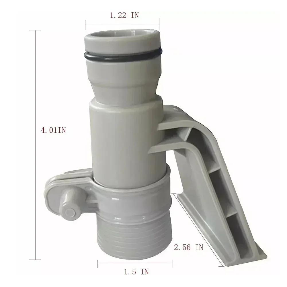 Pool Pump Hose Holder Nozzle Hose Holder Above Ground Swimming Pools Complete Installation Kit High-Quality Plastic Materials