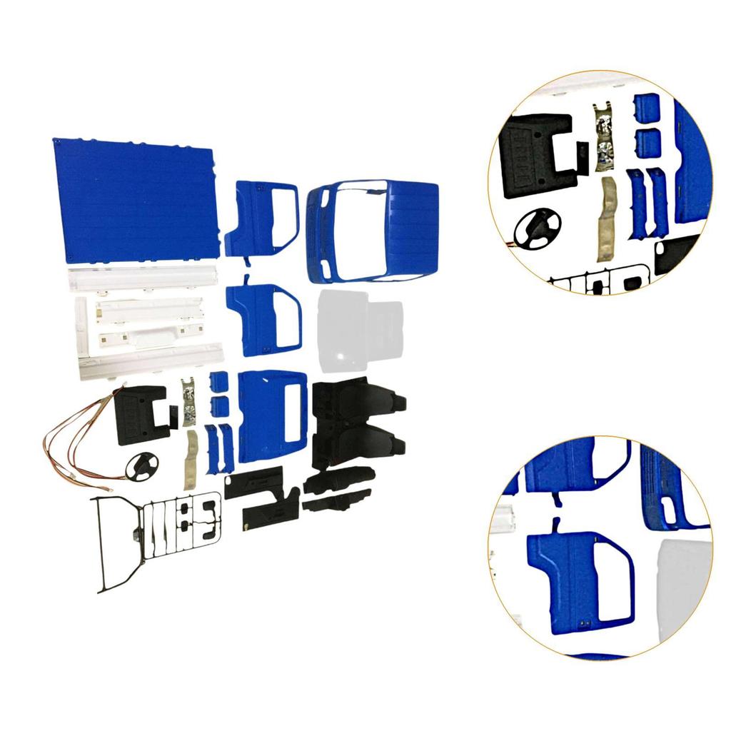 RC Car Truck Shell Replacement Easy to Install DIY Upgrade Parts RC Car Shell for WPL D12 WL01 Ld1297 1:16 RC Car Accessories