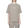 STONE ISLAND Pánské tričko s krátkým rukávem, kulatým výstřihem, volného střihu, s potiskem písmen, Khaki 8015209T2-V0064