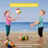 Rainbow Beach Balls(12 Pack) Inflatable Swimming Pool Playthings designed for Warm Season Water Games Children Birth Date Celebration Supplies
